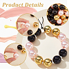   60Pcs 3 Colors Custom Resin Imitation Pearl Beads RESI-PH0001-95-4