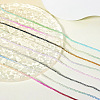 5 strands 5 colors Transparent Glass Beads Strands GLAA-TA0001-25-6