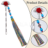 4Pcs 2 Style Alloy Bookmarks AJEW-GF0007-98-6