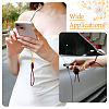 10Pcs 2 Colors Eco-Friendly Korean Waxed Polyester Cord Keychains KEYC-TA00034-8