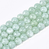 Natural Myanmar Jade/Burmese Jade Beads Strands G-T108-48-1