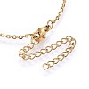 Ion Plating(IP) 304 Stainless Steel Pendant Necklaces LS-NJEW-H491-17G-3