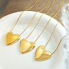 Stainless Steel Heart Pendant Necklaces WG55877-01-2
