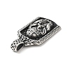304 Stainless Steel Manual Polishing Pendants STAS-G274-22AS-3