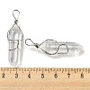 Natural Quartz Crystal Double Terminal Pointed Pendants G-H308-05P-01-3