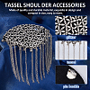 2Pcs Detachable Iron Tassel Epaulettes AJEW-FH0006-25P-5