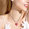 Valentine's Day DIY Pendant Necklaces Making Kits DIY-BBC0002-15A-5
