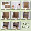 Wooden Wedding Card Boxes with Slot CON-WH0112-041-3