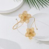Hollow Out Flower Alloy Crystal Rhinestone Anklets for Women FS-WGF92CE-01-3
