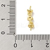 Brass Micro Pave Cubic Zirconia Peg Bails KK-K371-19G-3