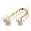 ABS Imitation Pearl Pendants STAS-P371-014G-2