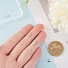 4Pcs Rhodium Plated 925 Sterling Silver Cross Charms FIND-GO0002-62A-6