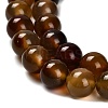 Dyed Natural Agate Beads Strands G-G203-10D-10mm-4