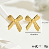 Vintage 201 Stainless Steel Butterfly Earrings for Women TC1733-1