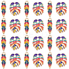 SUNNYCLUE 24Pcs 2 Style Alloy Enamel Pendants ENAM-SC0003-90-1