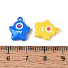 Spray Painted Alloy Pendants PALLOY-T092-91M-3