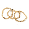 Natural Rutilated Quartz Bead Stretch Bracelets BJEW-K213-20-1