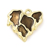 Alloy Enamel Pendants FIND-U024-02G-02-1
