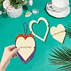 12Pcs 12 Style Wood Hoop Rings Macrame for DIY Craft Making DIY-WH0545-004-4