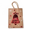 Christmas Theme Hot Stamping Rectangle Paper Bags LS-CARB-F011-02C-2