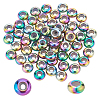   60Pcs Ion Plating(IP) 201 Stainless Steel Beads STAS-PH0004-42-1