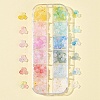 19.2G 12 Colors Frosted Transparent Acrylic Beads OACR-FS0002-18-6
