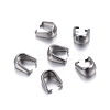 Tarnish Resistant 304 Stainless Steel Snap on Bails STAS-P223-04P-1