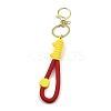 Cat Paw Print PVC Rope Keychains LS-KEYC-B015-03LG-04-2
