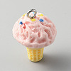 Opaque Resin Imitation Food Pendants RESI-WH0035-44E-1
