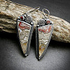 National Style Alloy Rhinestone Dangle Earrings FS-WGBC682-09-1