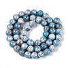 Dyed Synthetic Fossil Beads Strands G-T139-8mm-66G-3