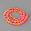 Synthetic Crackle Quartz Beads Strands GLAA-S135-6mm-14-2