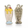 Light Gold Plated Alloy Jewelry Enamel Pendants PALLOY-Z001-27B-2