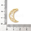 Brass Micro Pave Cubic Zirconia Pendants ZIRC-I069-02G-05-3