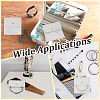 6Pcs PU Leather Jewelry Storage Bags with Iron Button ABAG-CL0001-22A-5