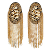 2Pcs Detachable Iron Tassel Epaulettes FIND-FH0005-44G-1
