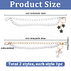 4Pcs 4 Sstyles Bag Replacement Accessories Sets PURS-SC0001-02A-2