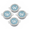 Alloy Enamel Links Connectors LS-ENAM-TAC0003-01S-06W-2