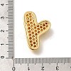 Brass Cubic Zirconia Pendants KK-M295-13G-Y-3