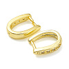 Rack Plating Brass Pave Cubic Zirconia Snap on Bails KK-G464-11G-04-2