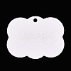 Cloud Shaped Paper Hair Clip Display Cards CDIS-C005-11-3