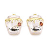 Brass Micro Pave Cubic Zirconia Pendants KK-T073-54-1