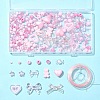 DIY Cute Acrylic Beaded Stretch Jewelry Set Kits DIY-YW0010-04A-1