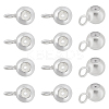12Pcs 925 Sterling Silver Tube Bails STER-BC0003-18P-1