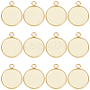 40Pcs 304 Stainless Steel Pendant Cabochon Settings STAS-BBC0006-24B-G-1