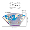 2Pcs Iridescent Roller Skate Toe Guard AJEW-GF0005-32-2