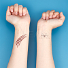 9 Sheets 9 Styles Halloween Temporary Face Tattoos STIC-WH0003-005-7