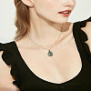 Tibetan Style Zine Alloy Pendant Cabochon Settings FIND-LP0003-77-3