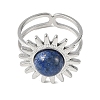 Stainless Steel Cuff Open Rings RJEW-JR01078-02-5