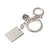 Alloy Playing Card Keychains KEYC-A013-01B-02-2